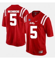 Men Robert Nkemdiche Red Ole Miss Rebels Alumni Football Game Jersey