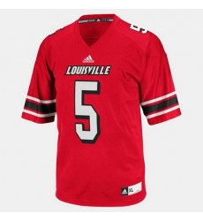 Louisville Cardinals Teddy Bridgewater College Football Red Jersey