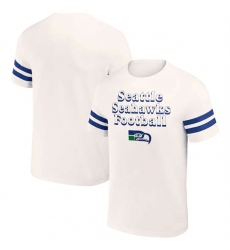 Men Seattle Seahawks Cream X Darius Rucker Collection Vintage T Shirt