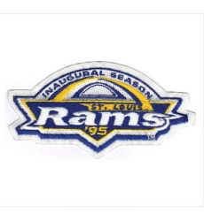 Stitched NFL 1995 St. Louis Rams Inaugural NFL Season Jersey Patch