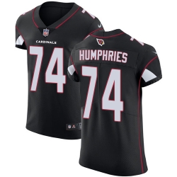Nike Cardinals #74 D J Humphries Black Alternate Mens Stitched NFL Vapor Untouchable Elite Jersey