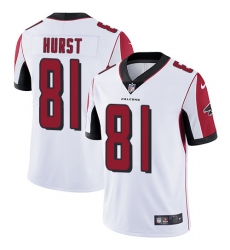 Nike Atlanta Falcons 81 Hayden Hurst White Men Stitched NFL Vapor Untouchable Limited Jersey