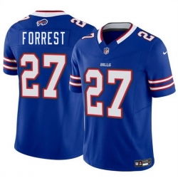 Men Buffalo Bills 27 Darrick Forrest Blue 2025 F U S E  Vapor Untouchable Limited Stitched Football Jersey