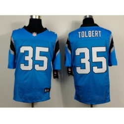 Nike Carolina Panthers 35 Mike Tolbert blue Elite NFL Jersey