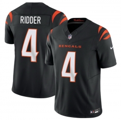 Men Cincinnati Bengals 4 Desmond Ridder Black 2025 F U S E  Vapor Untouchable Limited Stitched Football Jersey