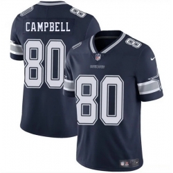 Men Dallas Cowboys 80 Parris Campbell Navy Blue 2025 Vapor Untouchable Limited Stitched Football Jersey