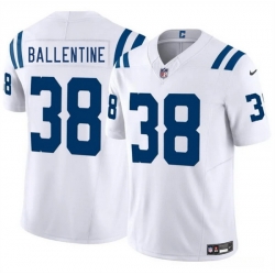 Men Indianapolis Colts 38 Corey Ballentine White 2025 F U S E  Vapor Limited Stitched Football Jersey