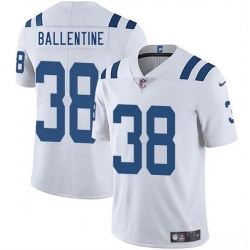 Men Indianapolis Colts 38 Corey Ballentine White 2025 Vapor Limited Stitched Football Jersey