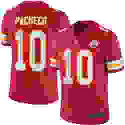 Men Kansas City Chiefs 10 Isiah Pacheco Red Vapor Untouchable Limited Stitched Football Jersey