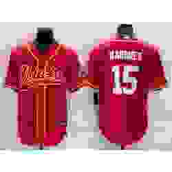 Men Kansas City Chiefs 15 Patrick Mahomes Red Cool Base Stitched Baseball Jersey
