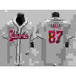 Men Kansas City Chiefs 87 Travis Kelce White With Patch Cool Base Stitched Baseball Jersey