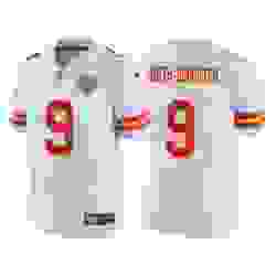 Men Kansas City Chiefs 9 JuJu Smith Schuster Vapor Untouchable White Limited Stitched Football Jersey