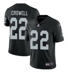 Nike Raiders 22 Isaiah Crowell Black Team Color Men Stitched NFL Vapor Untouchable Limited Jersey