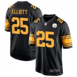 Men Pittsburgh Steelers 25 DeShon Elliott Black Color Rush Vapor Untouchable Limited Stitched Jersey
