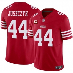 Men San Francisco 49ers 44 Kyle Juszczyk Red 2025 F U S E  With 2 Star C Patch Vapor Untouchable Limited Stitched Football Jersey