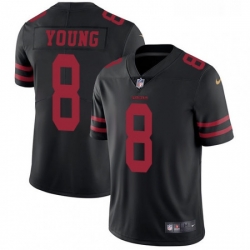 Youth Nike San Francisco 49ers 8 Steve Young Elite Black NFL Jersey