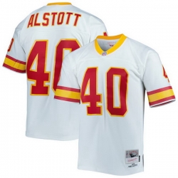 Men Tampa Bay Buccaneers 40 Mike Alstott White Legacy Limited Stitched Football Jersey