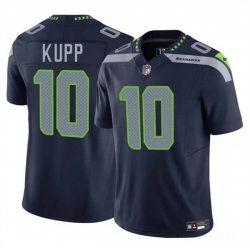 Men Seattle Seahawks 10 Cooper Kupp Navy 2025 F U S E Vapor Limited Stitched Football Jersey