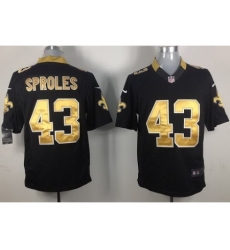 Nike New Orleans Saints 43 Darren Sproles Black LIMITED NFL Jersey