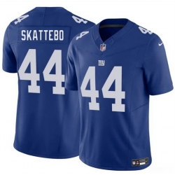 Men New York Giants 44 Cam Skattebo Blue 2025 Draft F U S E  Vapor Untouchable Limited Stitched Jersey
