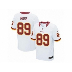 Nike Washington Redskins 89 Santana Moss white Elite NFL Jersey