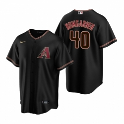 Mens Nike Arizona Diamondbacks 40 Madison Bumgarner Black Alternate Stitched Baseball Jersey
