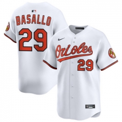 Men Baltimore Orioles Nike Home Limited Jersey White Basallo Samuel 29