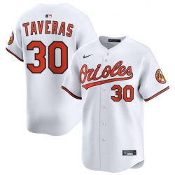 Men Baltimore Orioles Nike Home Limited Jersey White Taveras Leody 30