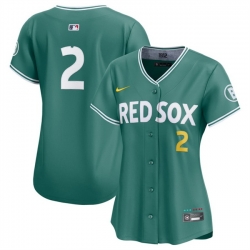 Women Boston Red Sox 2 Alex Bregman Green 2025 City Connect Limited Stitched Baseball Jersey