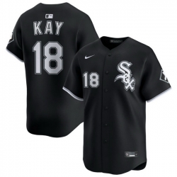 Men Chicago White Sox Nike Black Alternate Limited Jersey Kay Anthony 18