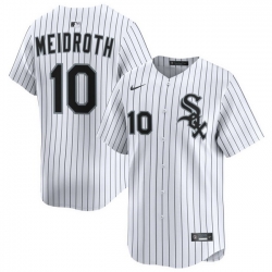 Men Chicago White Sox Nike Home Limited Jersey White Meidroth Chase 10