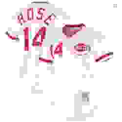 Pete Rose Cincinnati Reds Mitchell Ness Cooperstown Collection Jersey  White Jersey