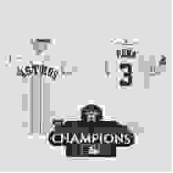Women Houston Astros 3 Jeremy Pena White 2022 World Series Champions Stitched Baseball Jersey