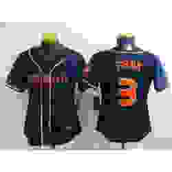 Women's Houston Astros #3 Jeremy Pena 2022 Navy Blue City Connect Flex Base Stitched Baseball Jersey