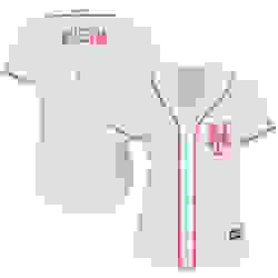 Womens Majestic New York Mets 1 Mookie Wilson Replica White Fashion Cool Base MLB Jersey