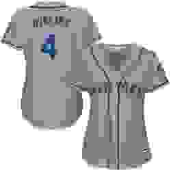 Womens Majestic New York Mets 4 Lenny Dykstra Authentic Grey Road Cool Base MLB Jersey