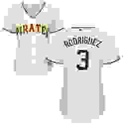 Womens Majestic Pittsburgh Pirates 3 Sean Rodriguez Authentic White Home Cool Base MLB Jersey 