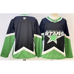 Men Dallas Stars Blank Black 2025 26 Alternate Stitched Hockey Jersey