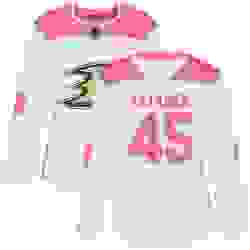 Womens Adidas Anaheim Ducks 45 Sami Vatanen Authentic WhitePink Fashion NHL Jersey 