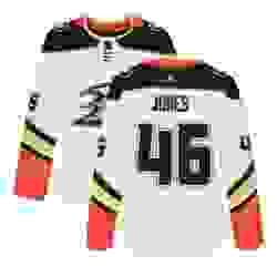 Womens Adidas Anaheim Ducks 46 Max Jones Authentic White Away NHL Jersey 