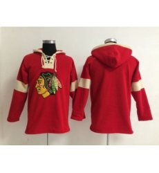 NHL chicago blackhawks blank red jerseys[pullover hooded sweatshirt]