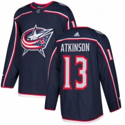 Youth Adidas Columbus Blue Jackets 13 Cam Atkinson Premier Navy Blue Home NHL Jersey 
