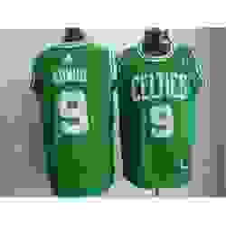 Celtics 9 Rajon Rondo Stitched Green White Number NBA Jersey 