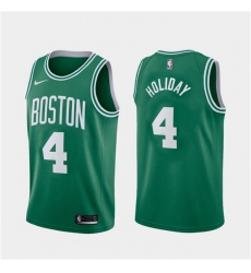 Men Boston Celtics 4 Jrue Holiday Green 2023 Icon Edition Stitched Basketball Jersey