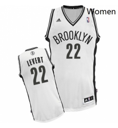Womens Adidas Brooklyn Nets 22 Caris LeVert Swingman White Home NBA Jersey