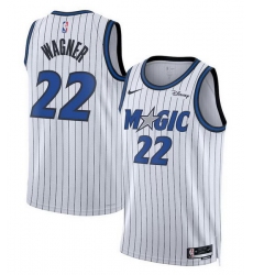 Men Orlando Magic 22 Franz Wagner White 2025 Association Edition Stitched Basketball Jersey