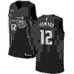 Womens Nike Orlando Magic 12 Dwight Howard Swingman Black NBA Jersey City Edition 