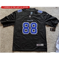 NFL Dallas Cowboys Black Custom Stitched Jersey