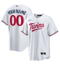 Men Women Youth Toddler MINNESOTA TWINS Custom Stitched Jersey White