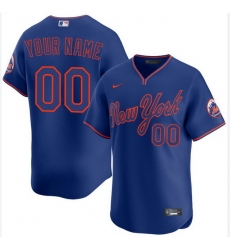 Men Women Youth Toddler New York Mets Active Player Custom Royal Premier Limited Stitched Baseball Jersey